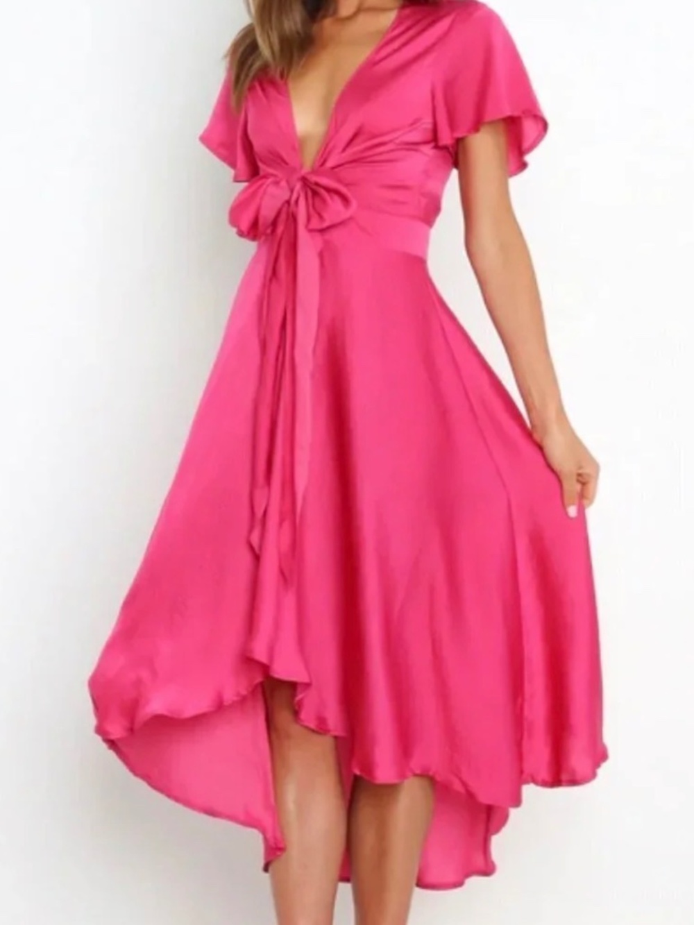 NEW PETAL & PUP MONTROSE DRESS - MAGENTA